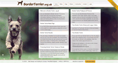 Desktop Screenshot of borderterrier.org.uk